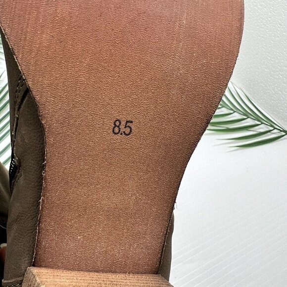 Diba Women's Taupe Brown Sequoia Suede Leather Block Heel Booties Size 8.5 - Picture 12 of 13